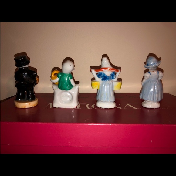 Colorful Ceramic Figurine Set - Picture 2 of 5
